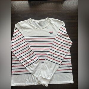 Polo Ralph Lauren White and Navy , red .